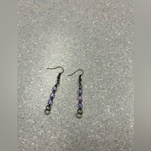 Handcrafted beaded earrings